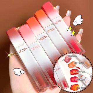 ลิปเคลือบลิปสติก สีสวย ติดทน ลิปสติกแท้แบรนด์ 6 สีLong-lasting beautiful lipstick