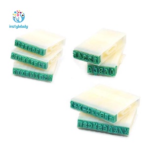 ✌Iy DIY Plastic English Alphabet Letters Number Stamps Set Craft Marking Tool