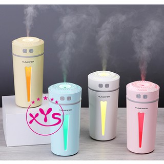 HAPPY HUMIDIFIER เครื่องทำให้ชื้นแบบอุลตราโซนิค ปรับได้ 2 ระดับ  ปรับสีไฟได้ 7 สี