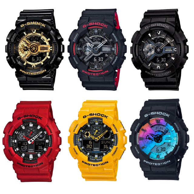 [โค้ด 915SITEWIDE450 ลด 450] G-SHOCK รุ่น GA-110-1B/GA-110HR pของแท้ประกัน cmg 1 ปี