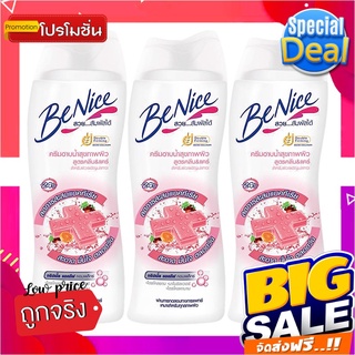 บีไนซ์ ครีมอาบน้ำ สูตรแอนตี้แบคทีเรีย ขนาด 180 มล. แพ็ค 3 ขวดBeNice Liquid Soap Pink 180 ml x 3