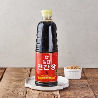 ซอสถั่วเหลืองเกาหลี ซีอิ้วเกาหลี Sempio Soy Sauce Jin S 샘표 진간장 930ml