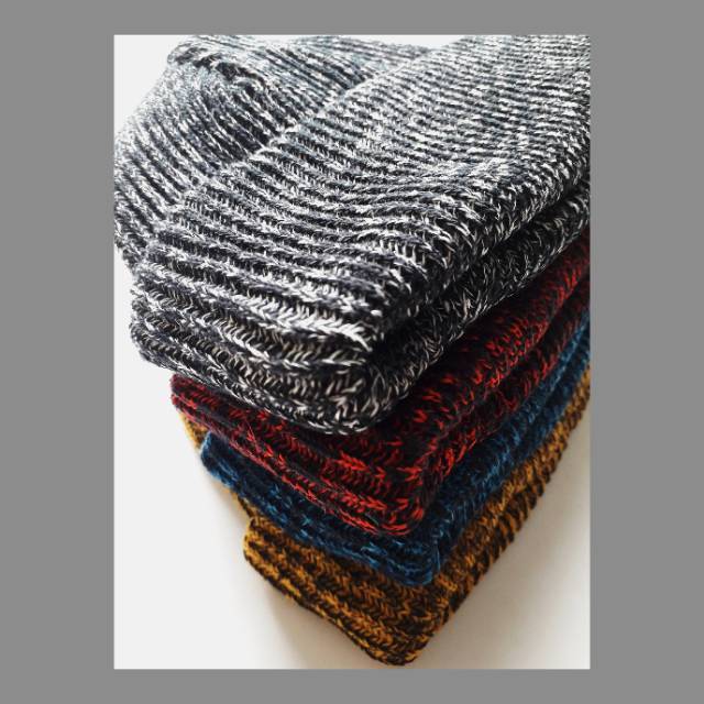SHORT BEANIE HAT SKATE SERIES, PLAIN MISTY BEANIE HAT, ผู้ชาย/ผู้หญิง KNITTED BEANIE HAT MODEL,