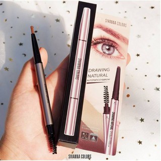 [ลด 40% ใส่โค้ด: GRAD88]SIVANNA COLORS DRAWING NATURAL AUTOMATIC EYEBROW ES8007