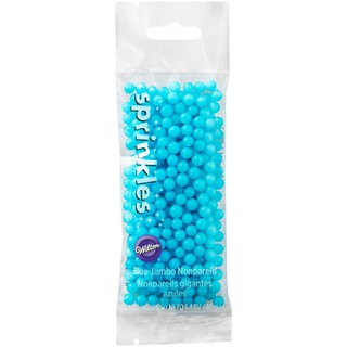 Wilton น้ำตาลตกแต่ง วิลตั้น แท้! Nonpareils Sprinkles - Blue