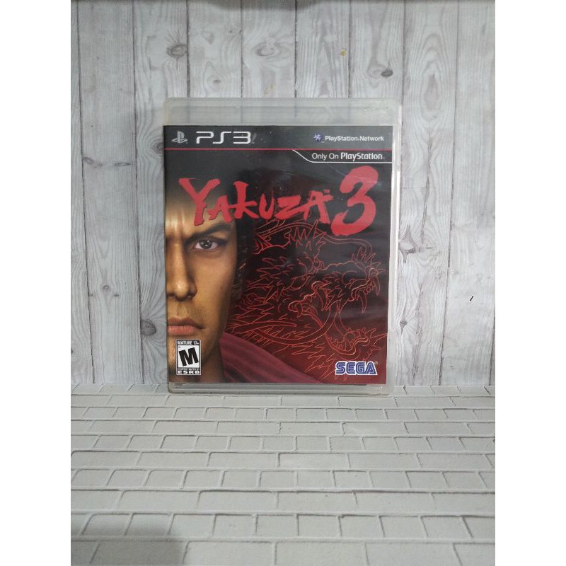 หนังสือคู่มือภาษาอังกฤษ Bd CD ORIGINAL Caset PS3 YAKUZA 3 USA