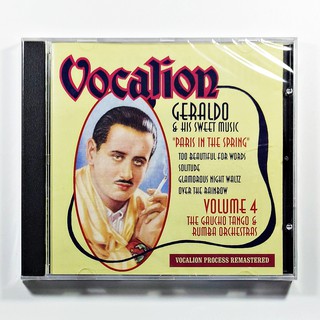 CD เพลง Geraldo &amp; His Sweet Music - Vol. 4 : Paris In The Spring (Vocalion) (แผ่นใหม่)