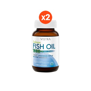 VISTRA Salmon Fish Oil (100 Tablets) 2 Bot แพ็คคู่