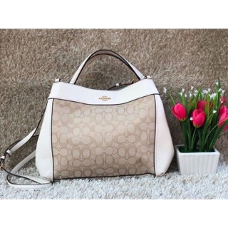 SMALL LEXY SHOULDER BAG IN SIGNATURE JACQUARD (COACH F29548)