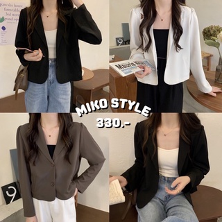 พร้อมส่งจากไทย MIKO STYLE - LALA BLAZER 🎟️ ใส่โค้ด WYHZPK ลดเหลือ 285.-