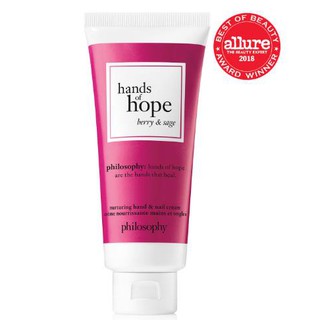 PHILOSOPHY Hands Of Hope กลิ่น Hand Cream Berry and Sage 30ml. โลชั่นบำรุงมือ ครีมบำรุงมือ ครีมทามือ