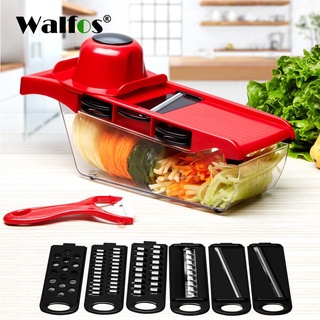 Walfos Mandoline Plastic Vegetable Fruit Slicers & Cutter Wi…