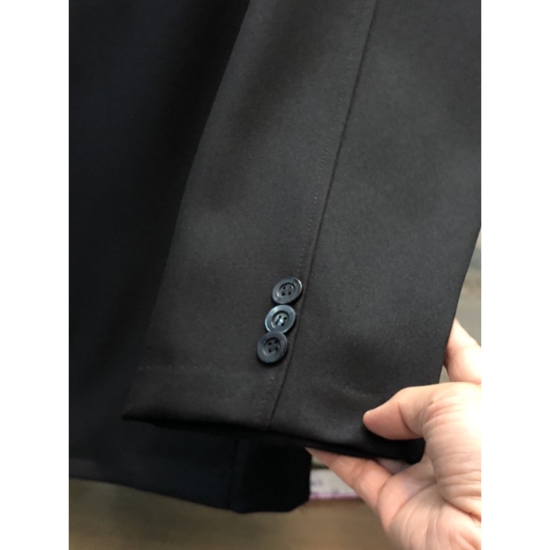 สูทซิป,สูทผู้ชาย,ใส่ทำงาน,สำหรับแมสเซ็นเจอร์,สีดำ,กรม⭐️พร้อมส่ง✈️ - รูปที่ 4
