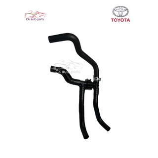 ท่อน้ำ + ข้อต่อ 4ทาง ข้างเครื่อง แท้ โตโยต้า ยาริส 1.2 ปี2013-2018 Toyota Yaris water bypass pipe assembly