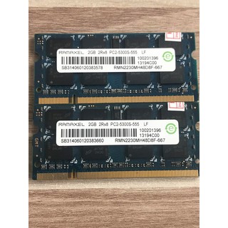 RAM DDR2 nb Ramaxel  2G 2RX8  667Mhz  Laptop SODIMM Memory RAM  ddr2 nb แรม ประกัน life time ส่งเร็ว