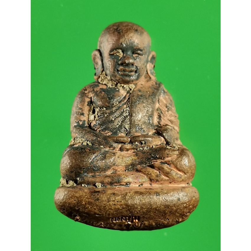 872 รูปหล่อโบราณเบ้าทุบ หลวงพ่อเงิน เนื้อสำริด รุ่นกองทุน 53 เลข 634 "เงิน-รวย-เพิ่ม-พูน" หลวงพ่อรวย