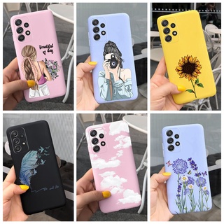 เคสโทรศัพท์ซิลิโคน TPU แบบนิ่ม ลายดอกทานตะวัน สีแคนดี้ สําหรับ Samsung Galaxy A23 SM-A235F A236B 2022 A23 A 23 4G 5G