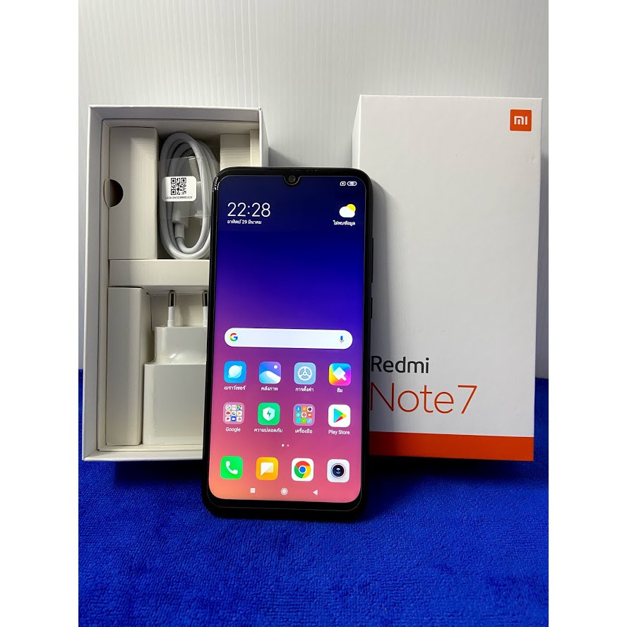 Redmi Note 7 [4/64GB][สีดำ][ศูนย์ไทย + โค้ด 4HEA101 ลด 100 บาท]