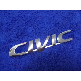 B.S.D โลโก้ตัวหนังสือ CIVIC สีชุป 13×2.5cm 1ชิ้น แบบที่1