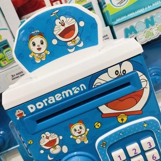 【FuHua Shop】พร้อมส่งจากไทย กระปุกออมสินรุ่นใหม่ ตู้เซฟดูดแบงค์Atm ลายการ์ตูนCartoon สุดน่ารัก สแกนลายนิ้วมือ มีเสียงมีไฟ
