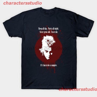 charactersstudio new เสื้อยืดลําลองผ้าฝ้ายแท้ย้อนยุคสําหรับผู้ชาย