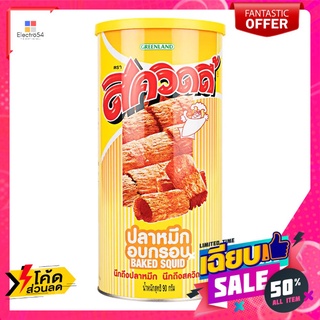 สควิดดี้ปลาหมึกอบกรอบ 90ก. SQUIDDY SQUID SNACK (CAN)90 G.