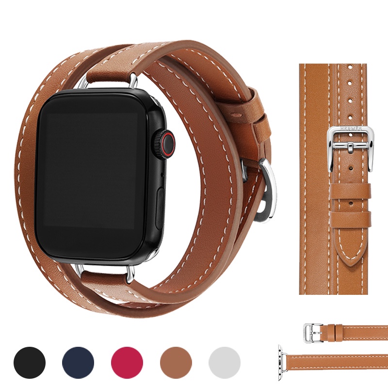 สายนาฬิกาข้อมือหนัง แบบเปลี่ยน สําหรับ Apple Watch 7 Series Apple Watch 6 5 4 3 38 40 41 42 44 45 มม.