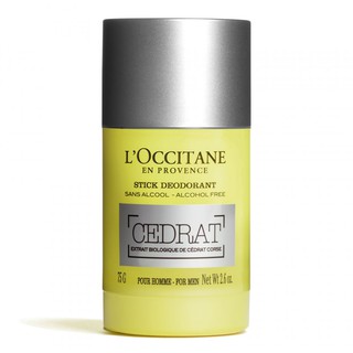 L’OCCITANE en Provence ผลิตภัณ์ระงับกลิ่นกายสำหรับผู้ชาย Cedrat Stick Deodorant ขนาด 75 g