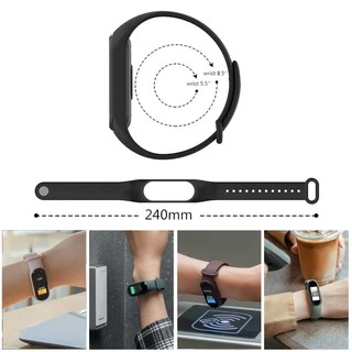 สายนาฬิกาข้อมือซิลิโคน แบบเปลี่ยน สําหรับ Xiaomi Mi Band 7 6 5 4 3