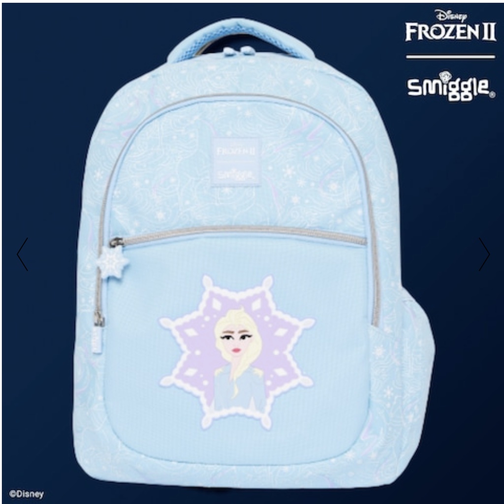 Smiggle กระเป๋าเป้สะพายหลัง Disney's Frozen 2 Elsa Classic Backpack