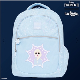 Smiggle กระเป๋าเป้สะพายหลัง Disneys Frozen 2 Elsa Classic Backpack