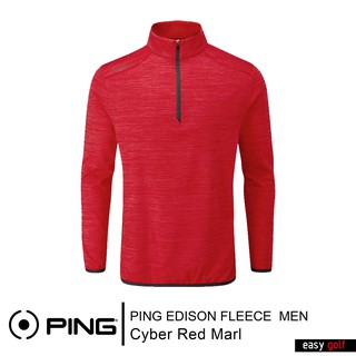 PING EDISON FLEECE PING MENS OUTERWEAR เสื้อกอล์ฟ เสื้อกีฬากอล์ฟ