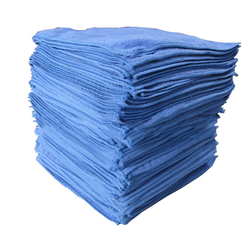 10PCS ผ้าทําความสะอาดไมโครไฟเบอร์ผ้าขนหนูทําความสะอาดอเนกประสงค์ดูดซับสูงทําความสะอาด Rags Lint-Free