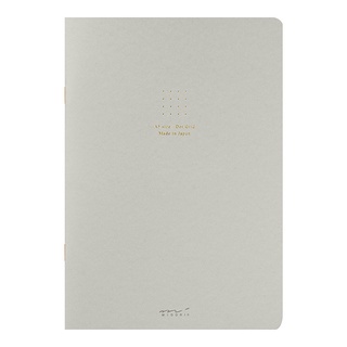 MIDORI Notebook A5 Color Dot Grid Grey (D15271006) / สมุด Dot Grid หน้าปกและเนื้อกระดาษสีเทา ขนาด A5 แบรนด์ MIDORI