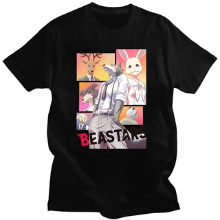 [S-5XL] ขายดี เสื้อยืดลําลอง ผ้าฝ้าย แขนสั้น คอกลม พิมพ์ลาย Beastars Wolf คุณภาพสูง แฟชั่นฤดูร้อน สําหรับผู้ชาย