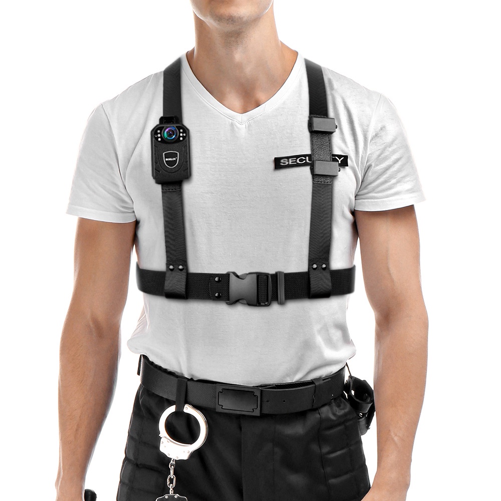 BOBLOV Body Camera Chest Black Chest Mount สําหรับกล้องร่างกายทุกยี่ห้อ