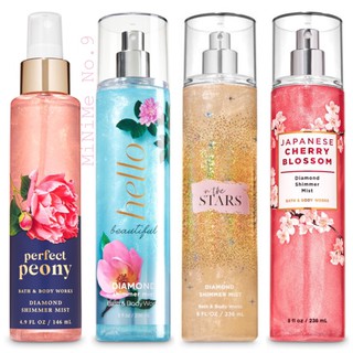 (แท้) สเปรย์น้ำหอมไดมอนด์ ชิมเมอร์ ✨ Bath&amp;Body Works Diamond Shimmer Mist