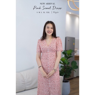 Pink Seoul Dress : 690฿