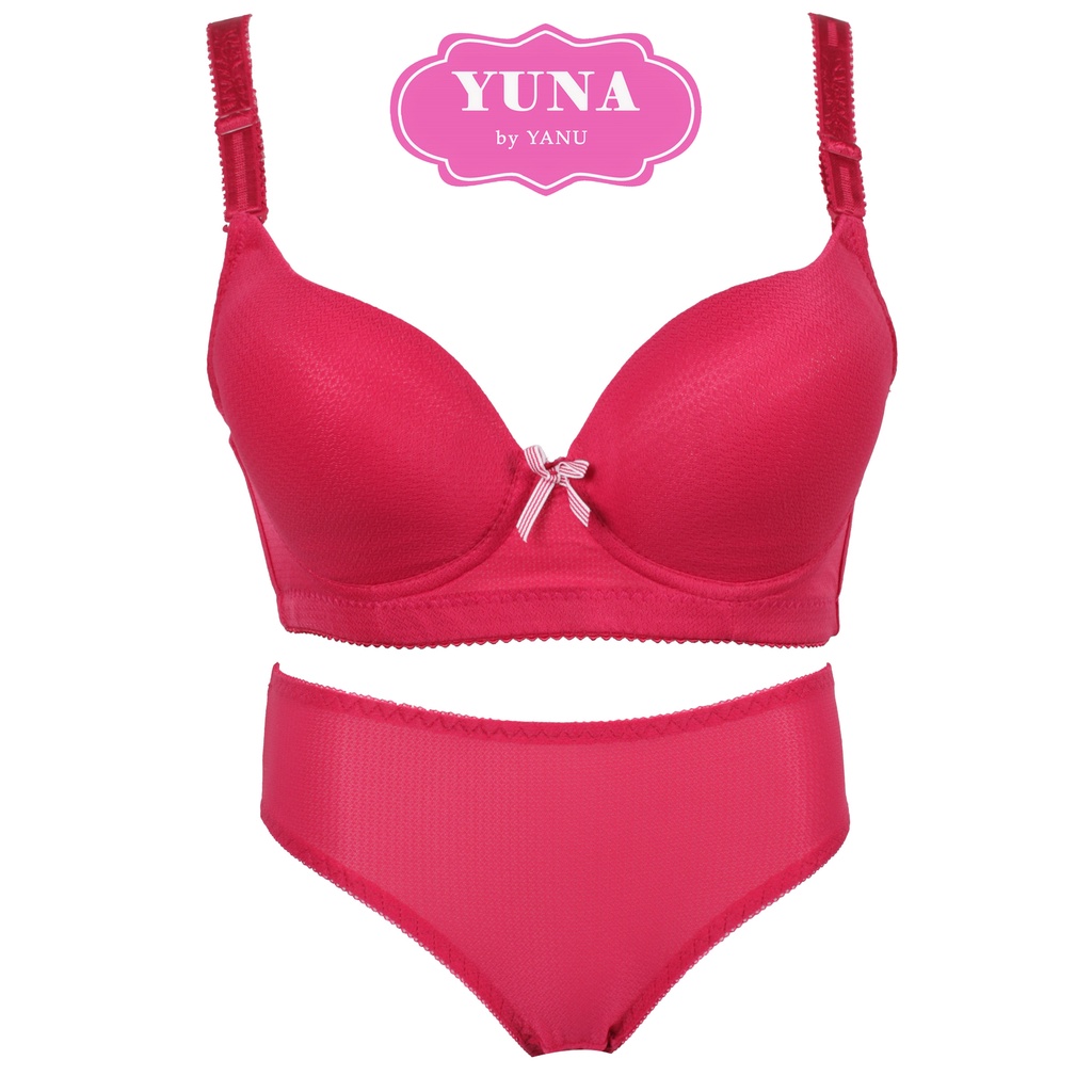 ข้อเสนอจํากัด!! YUNA Size 36B - 42B เสื้อยืด Bra Set Wire YUNA 777A Bra และ Cd