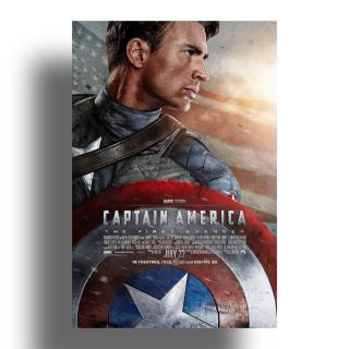 โปสเตอร์ Captain America Movie Poster