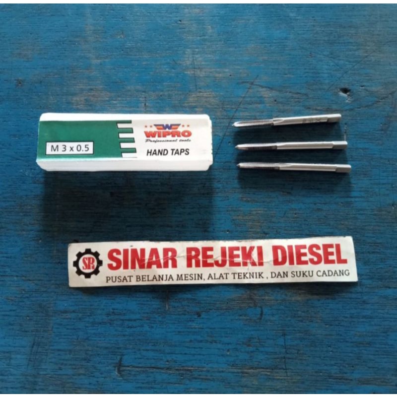 Hand Tap Handtap M3x0.5 M3 x 0.5 M3 x 0.5 Wipro