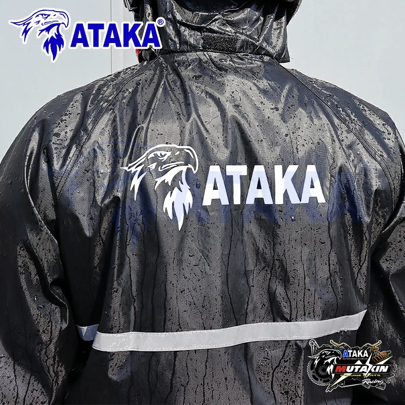 MUTAKIN ชุดกันฝน ไซส์ใหญ่พิเศษ S-8XL เสื้อ+กางเกง thumbnail 7