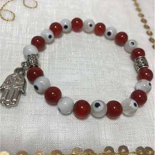 สร้อยข้อมือ Evil eye ดวงตาปีศาจ นำเข้าจากตุรกี แบบที่19 พร้อมจัดส่ง