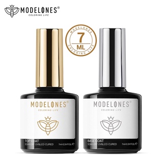 Modelones ยาทาเล็บยูวีเจลติดทนนานอุปกรณ์สําหรับตกแต่งเล็บ 2 ชิ้น