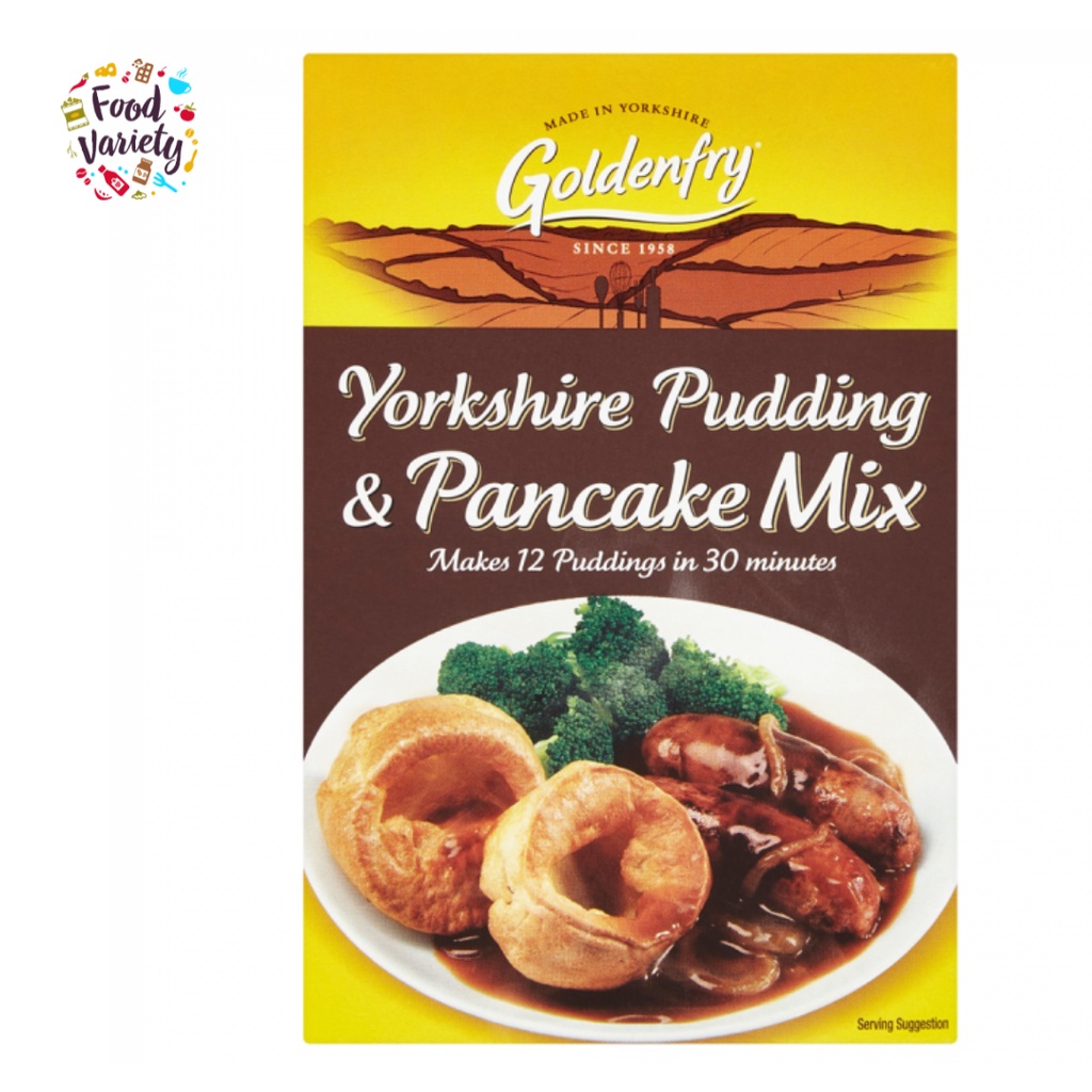 Goldenfry Yorkshire Pudding & Pancake Mix 142g โกลเดนฟราย แป้งผสมยอร์กเชียร์พุดดิ้งและแพนเค้ก 142 กร