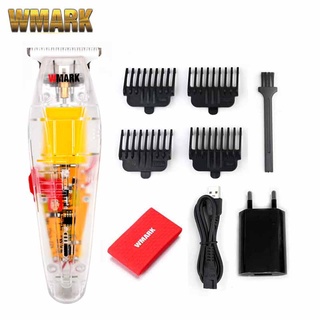 Wmark NG-202 ปัตตาเลี่ยนตัดผม แบบใส 6500 RPM พร้อมแบตเตอรี่ 1400 ก้อน