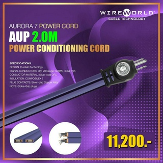 WIREWORLD Aurora 7 Power Conditioning Cords  2M