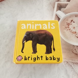 Board Book Animals Bright Baby มือสอง