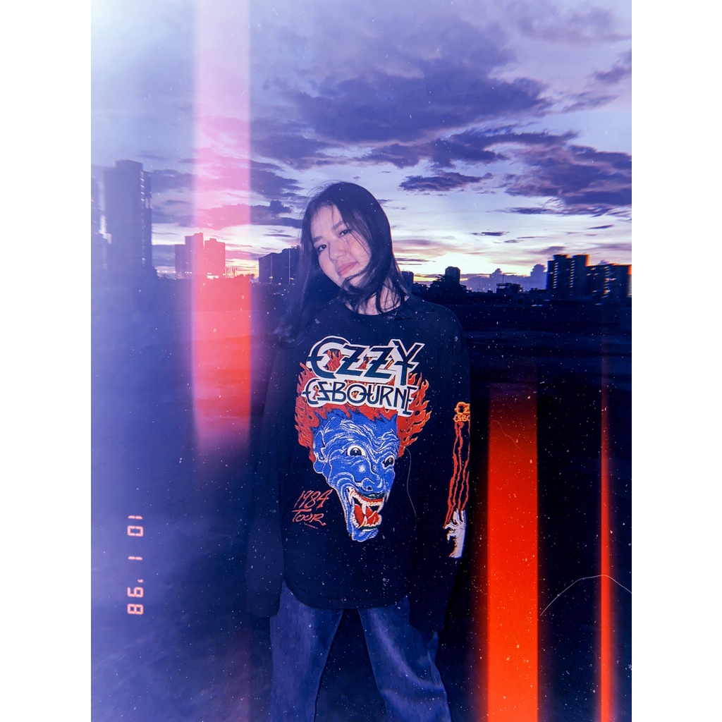 OZZY OSBOURNE BLACK - LONGSLEEVE