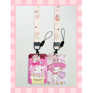 Zoe Clothes พร้อมจัดส่ง  สายคล้องบัตร ที่ห้อยบัตร พร้อม สายคล้องคอลายการ์ตูน  MY MELODY ลายน่ารัก จำนวน 1 อัน